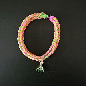 Handmade Bracelet with Watermelon Charm